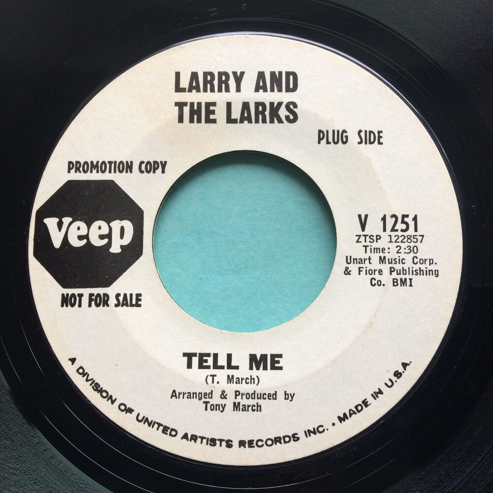 Larry and the Larks - Tell me - Veep promo - Ex