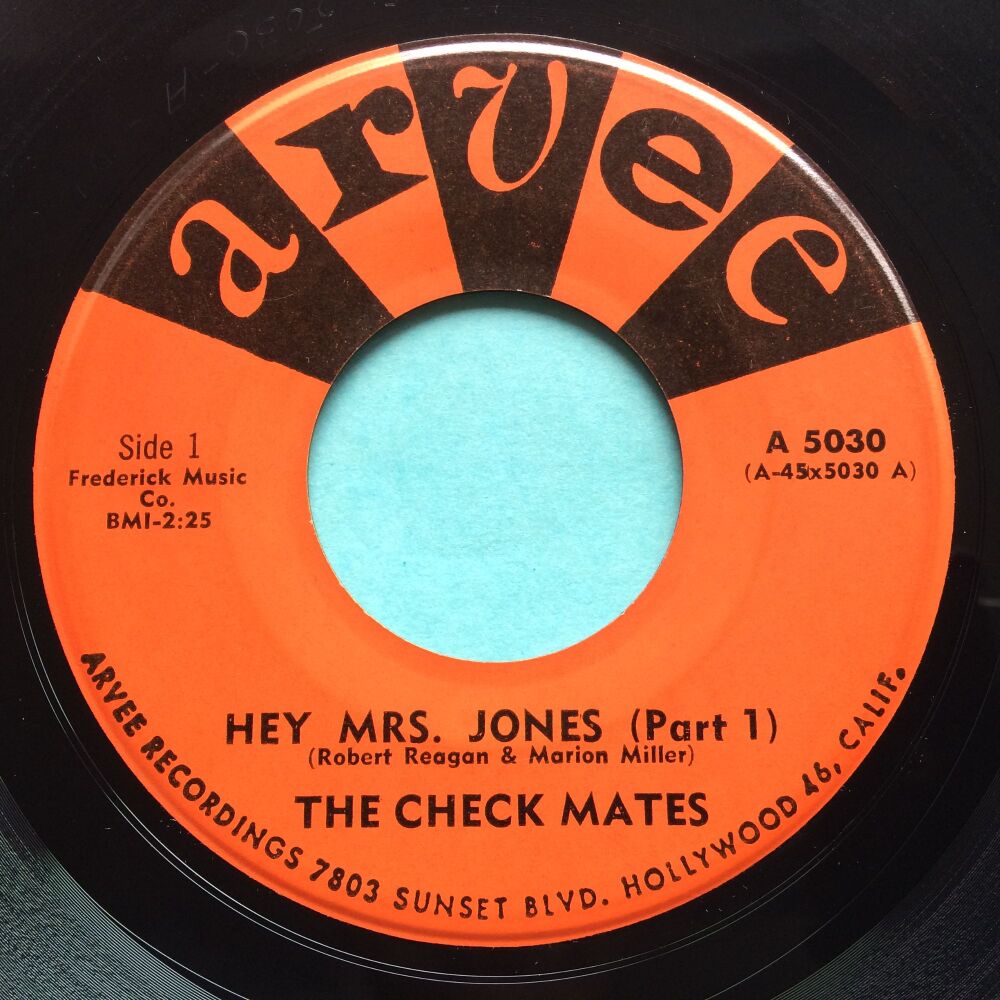 Check Mates - Hey Mrs. Jones - Arvee - Ex-