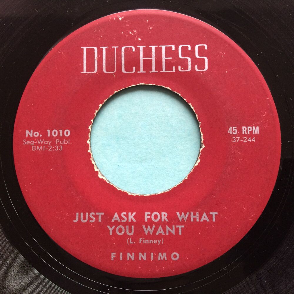 Finnimo - Just ask for what you want b/w I want to marry you - Duchess - Ex-