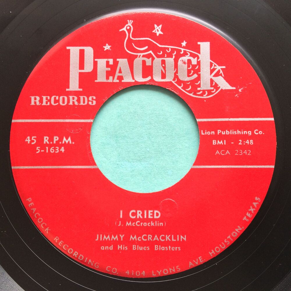 Jimmy McCracklin - I cried - Peacock - VG+