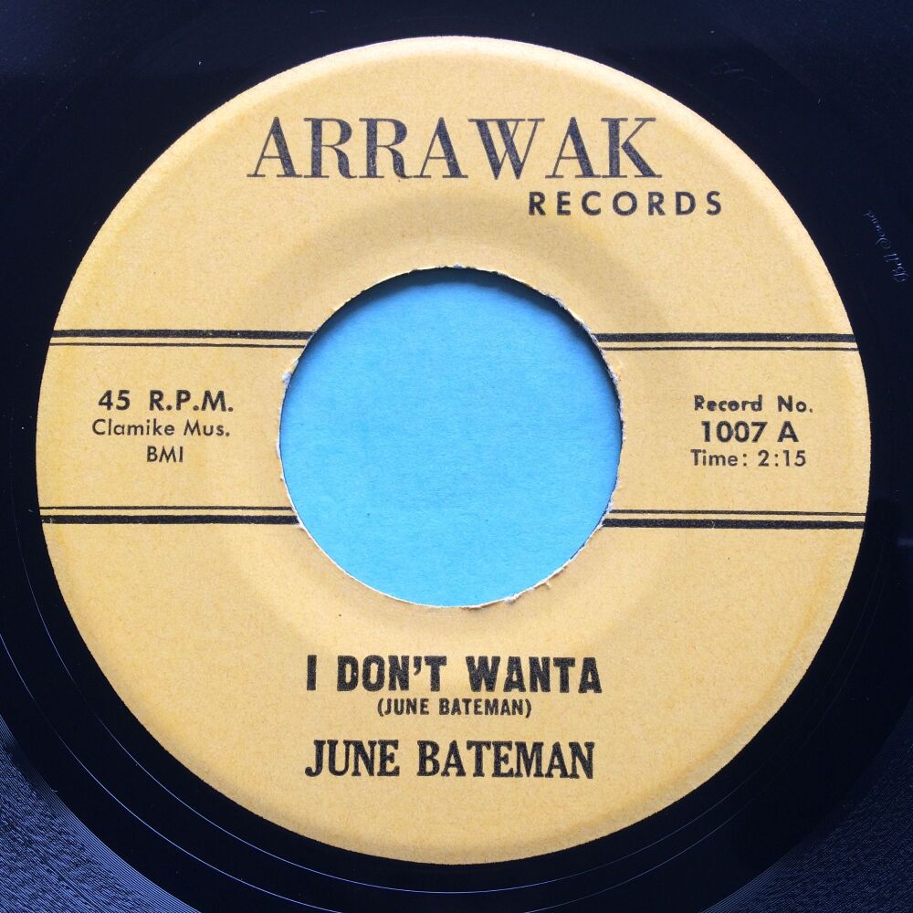 June Bateman - I don't wanta - Aarawak - Ex