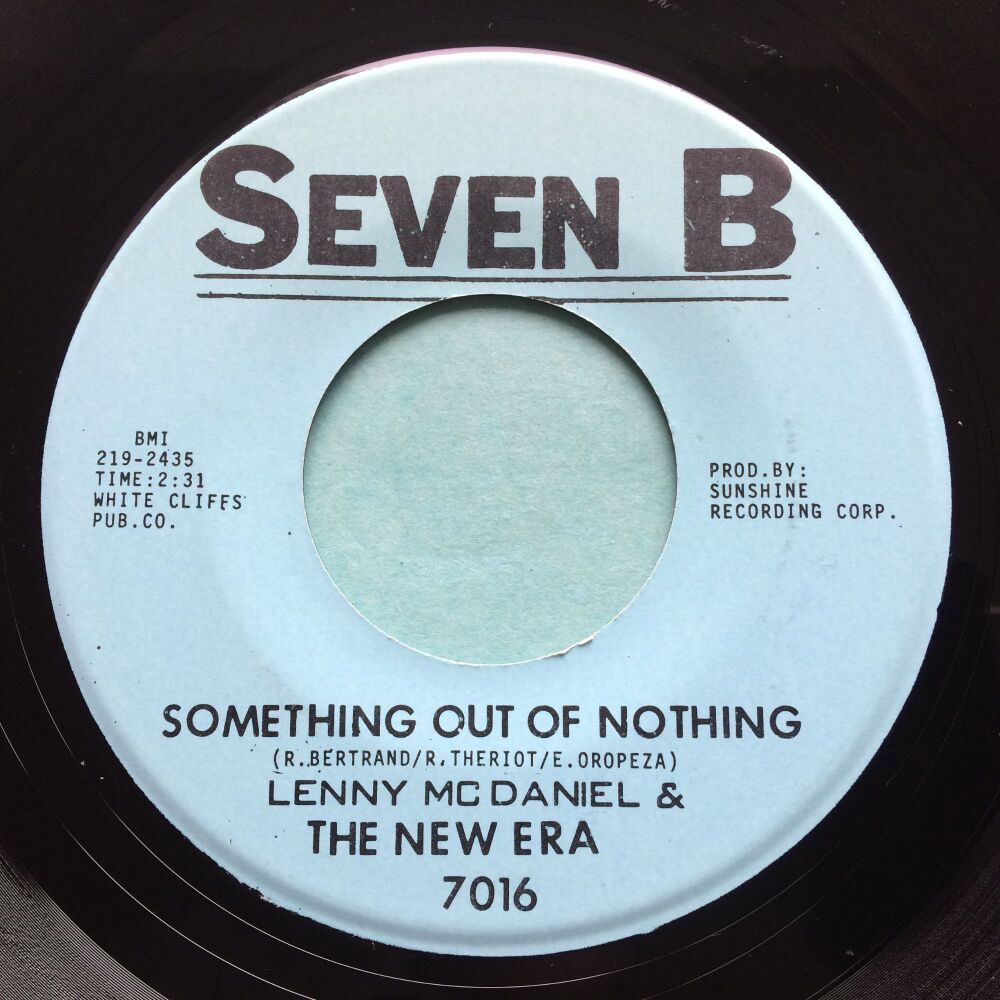 Lenny McDaniel & The New Era - Something out of nothing - Seven B - Ex- (pressing bubbles nap)