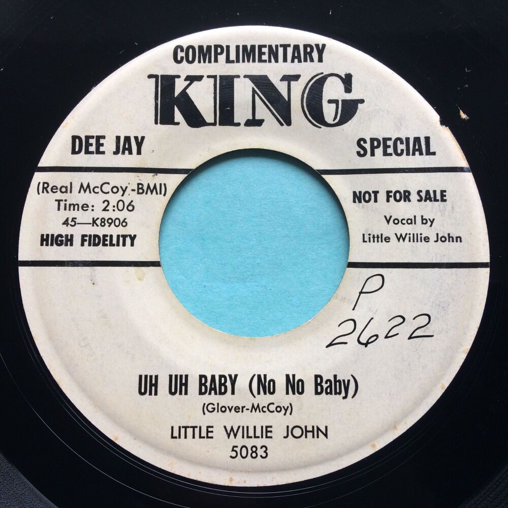 Little Willie John - Uh Uh Baby (No No Baby) - King promo - Ex-
