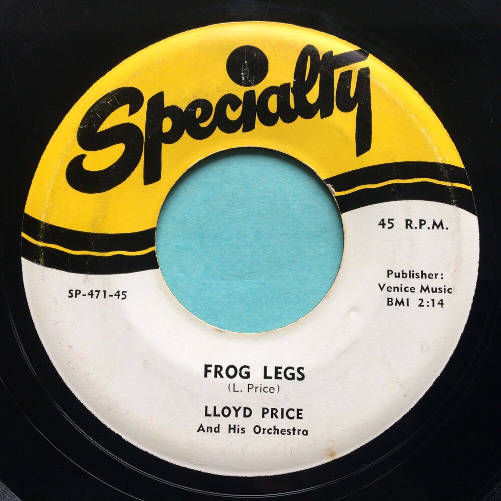 Lloyd Price - Frog Legs - Specialty - VG+