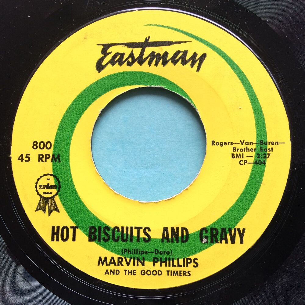 Marvin Philips - Hot biscuits and gravy b/w Git it - Eastman - Ex-
