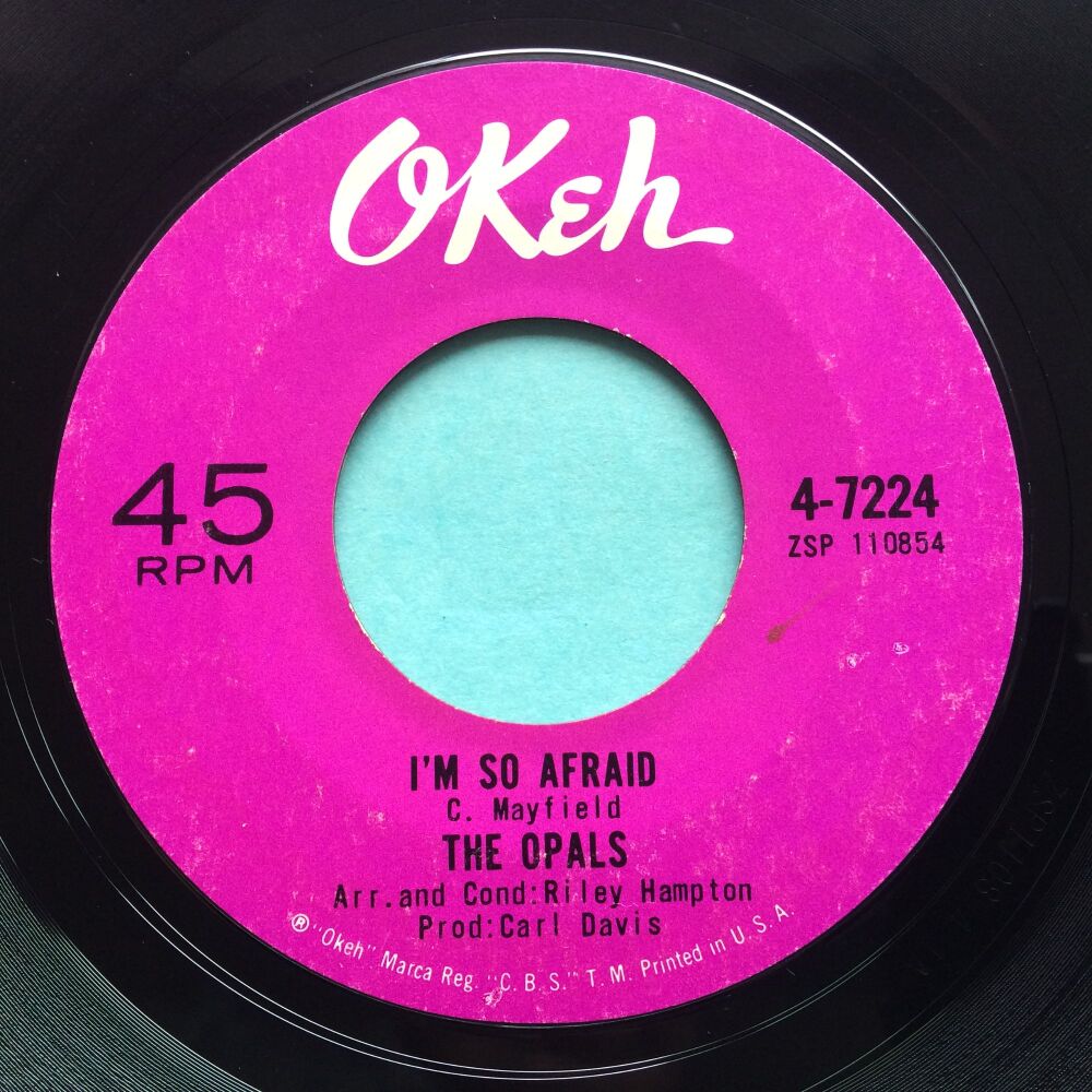 Opals - I'm so afraid - Okeh - Ex