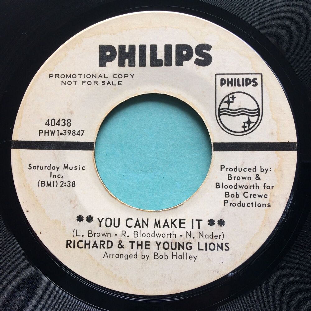 Richard & The Young Lions - You can make it - Phillips promo - Ex-