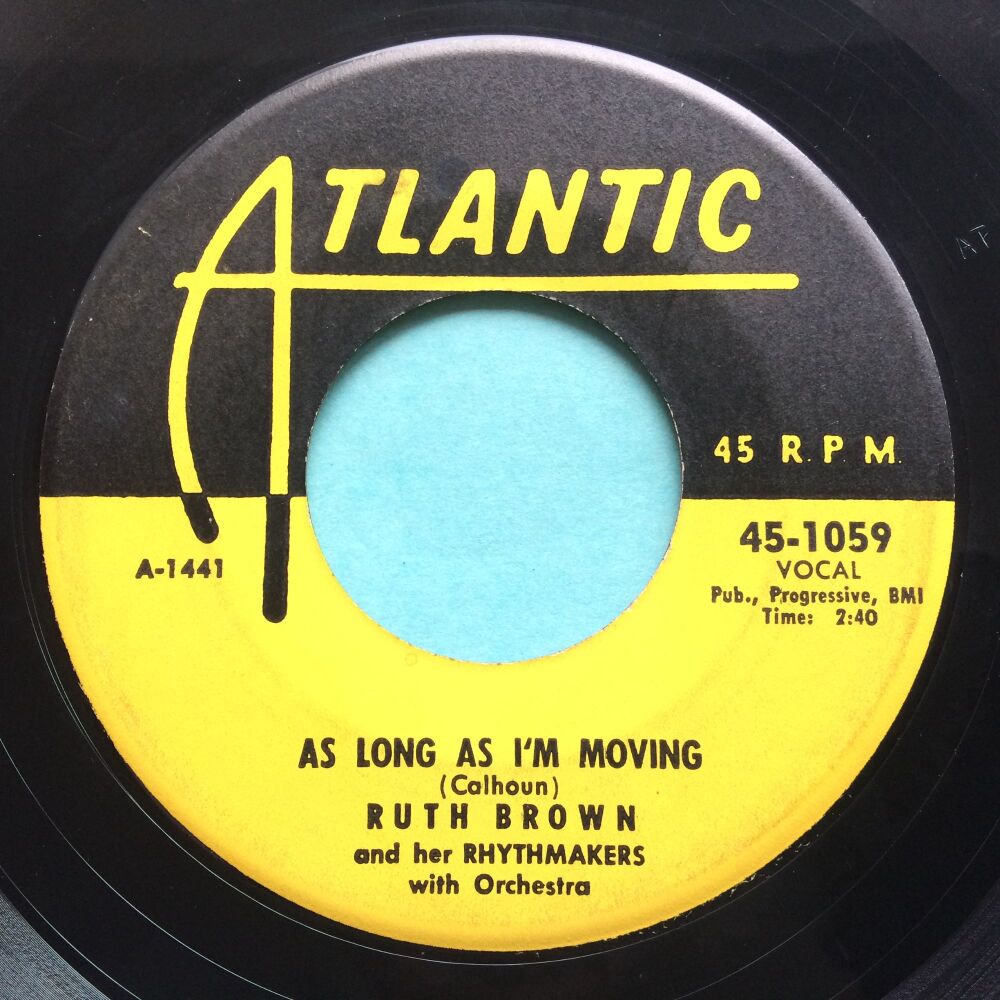 Ruth Brown - As long as I'm moving - Atlantic - VG+