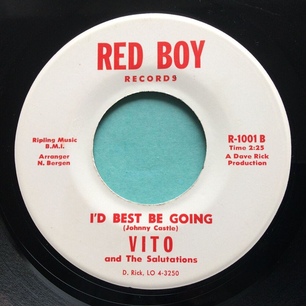 Vito and the Salutations - I'd best be going - Red Boy - Ex