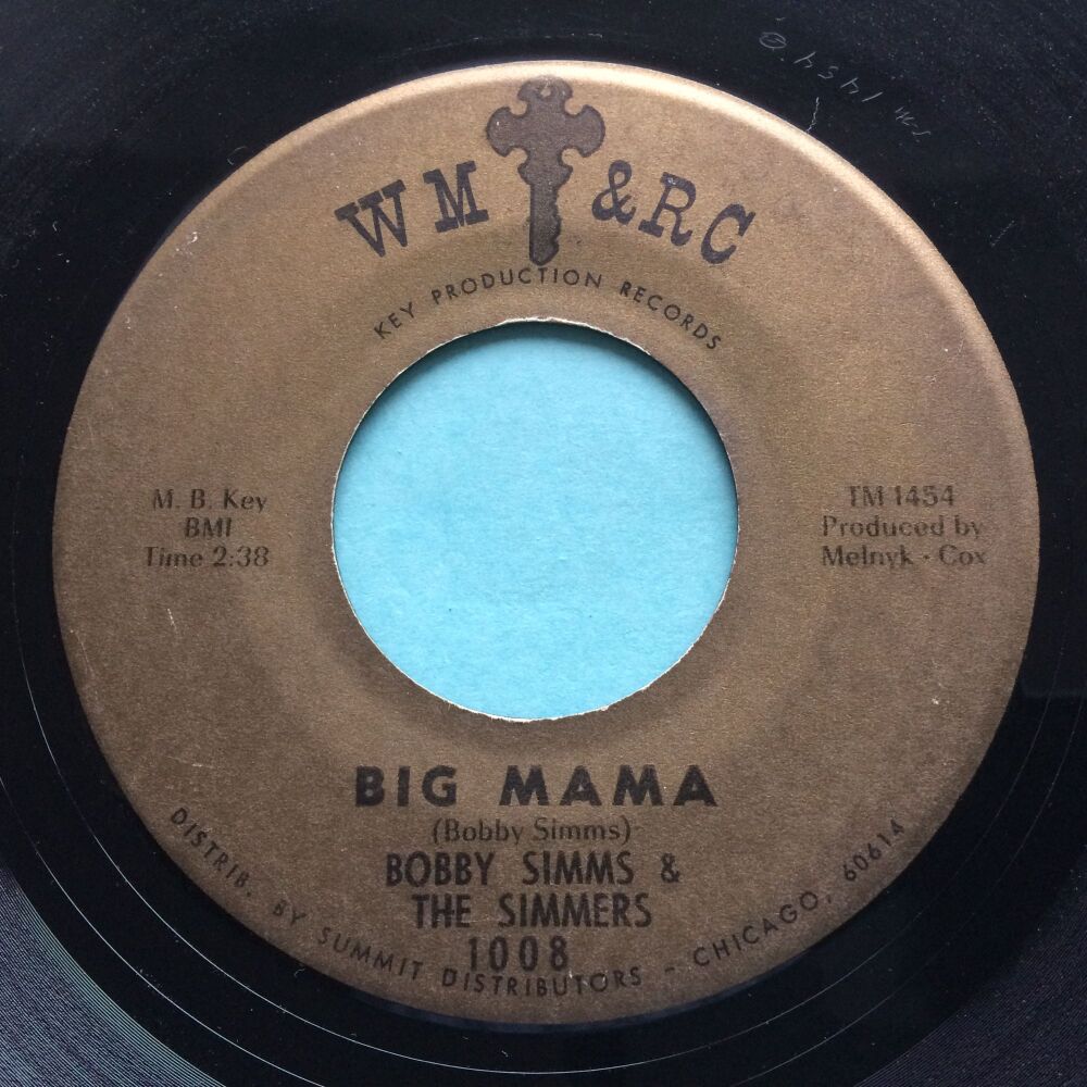 Bobby Simms - Big Mama - WM & RC - VG+