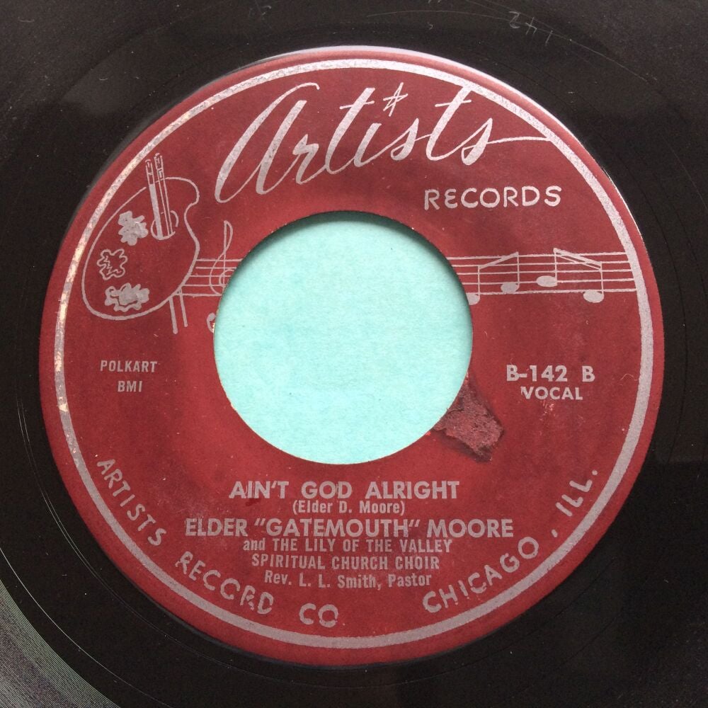 Elder 'Gatemouth' Moore - Ain't God alright - Artists - VG plays VG+