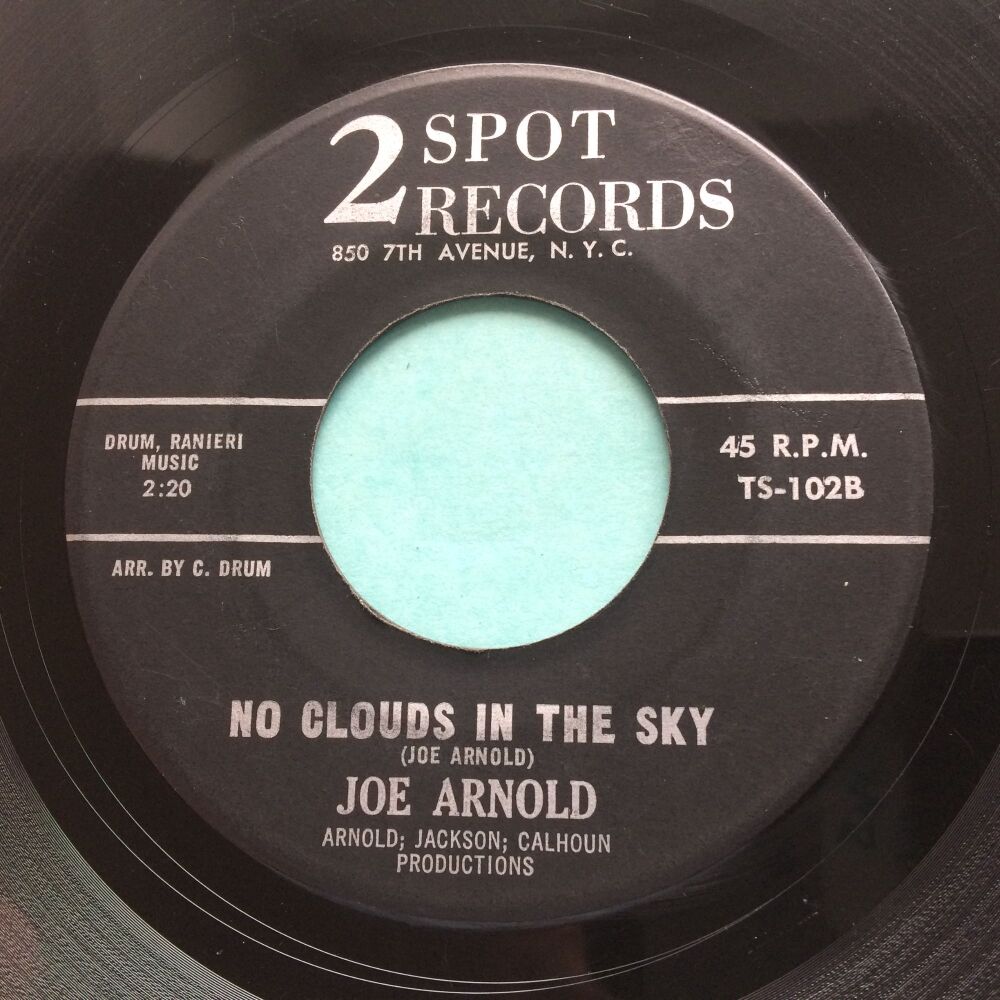 Joe Arnold (Davis Combo) - No clouds in the sky b/w Ride the wind - 2-Spot - VG+