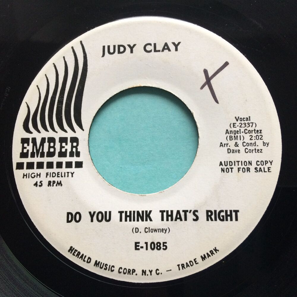 Judy Clay - Do you think that's right - Ember promo - Ex