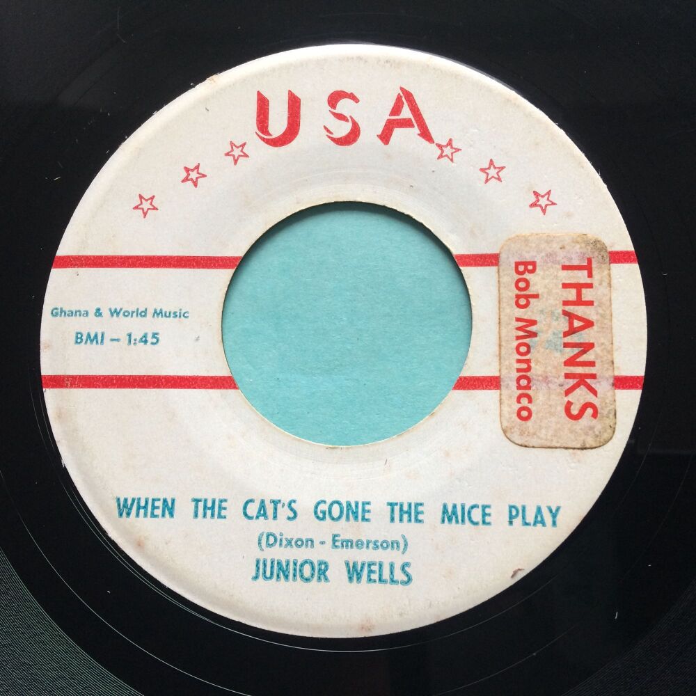 Junior Wells - While the cat's gone the mice play b/w She's a sweet one - USA - VG+