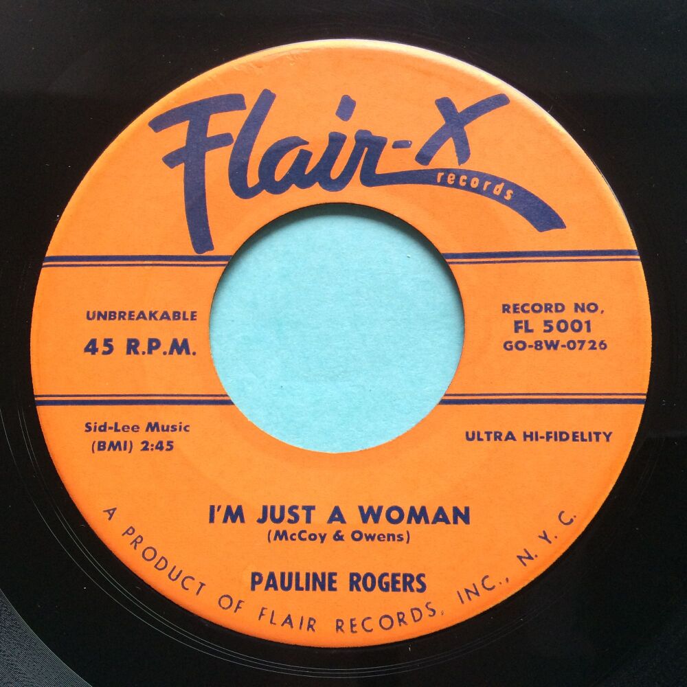 Pauline Rogers - I'm just a woman - Flair-X - Ex