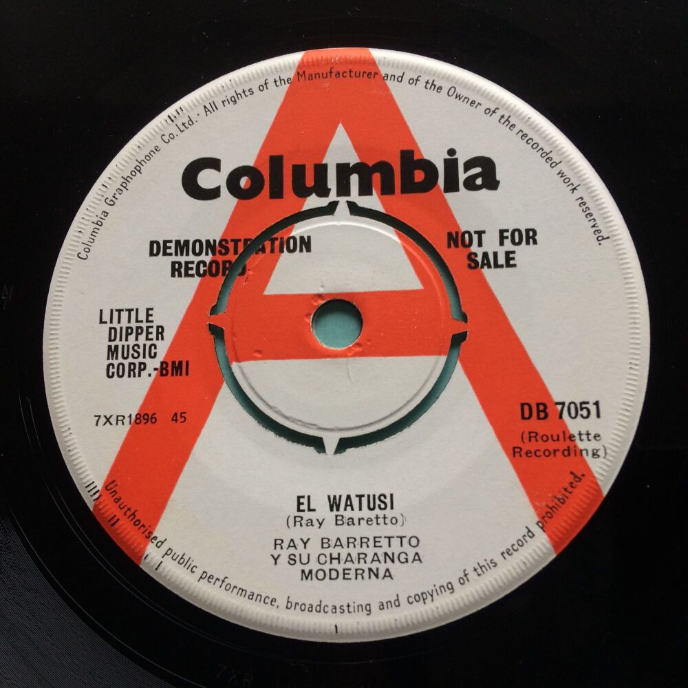 Ray Barretto - El Watusi - U.K. Columbia Demo - Ex-