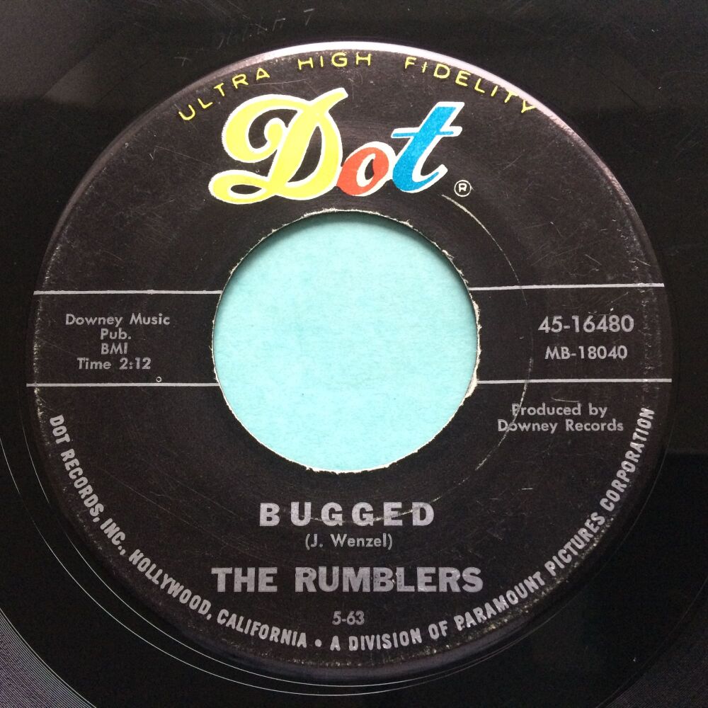 Rumblers - Bugged b/w Angry Sea - Dot - VG+