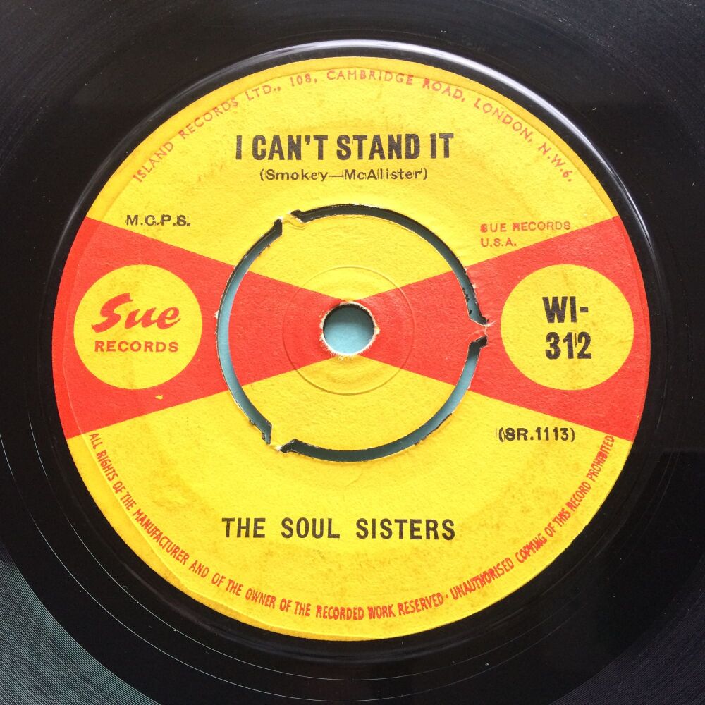 Soul Sisters - I can't stand it - U.K. Sue - VG+
