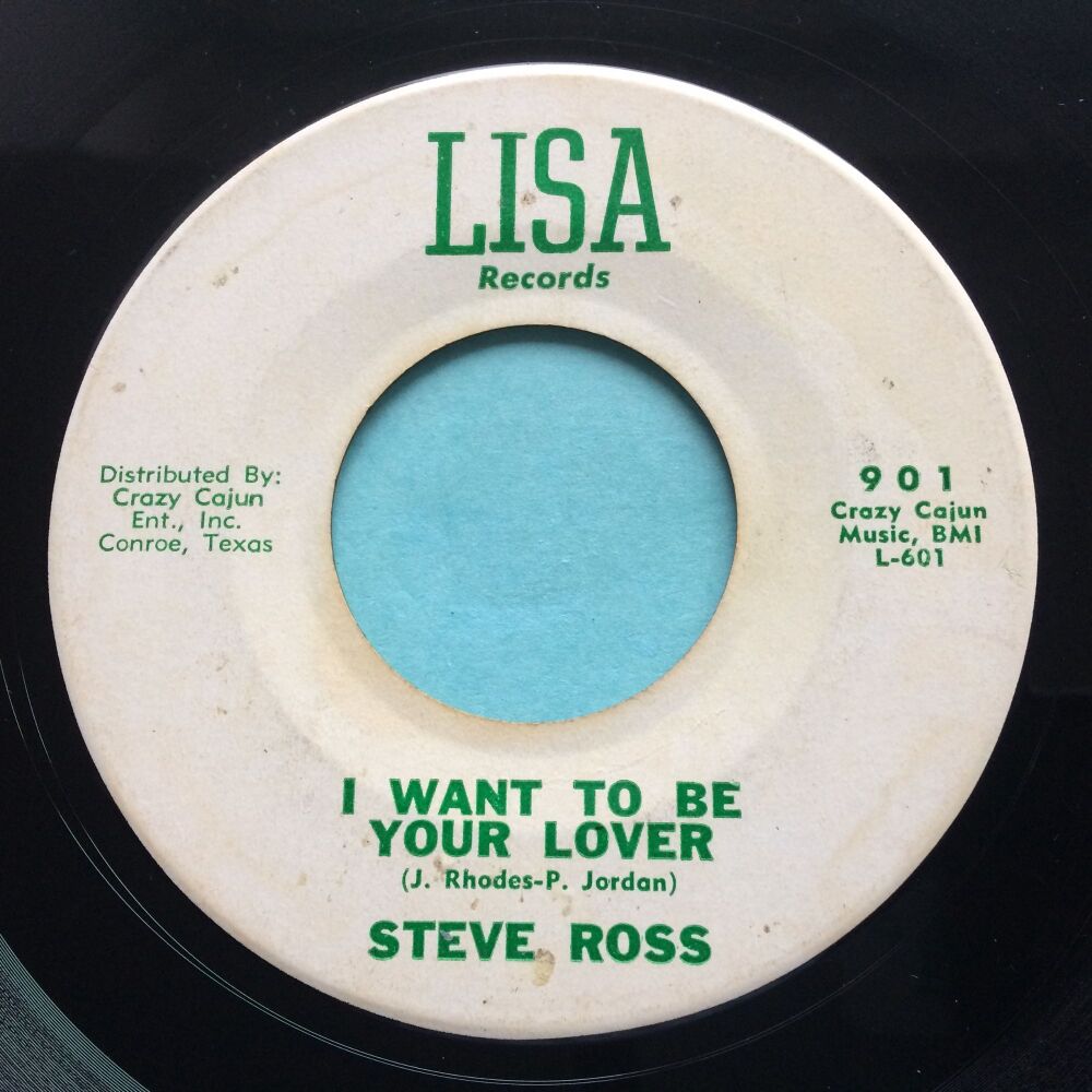 Steve Ross - I want to be your lover - Lisa - VG+