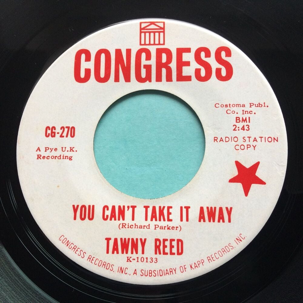 Tawny Reed - You can't take it away - Congress promo - Ex