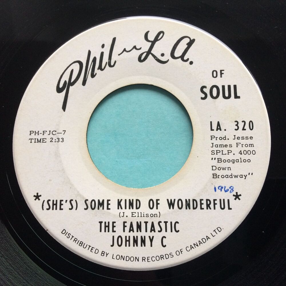 The Fantastic Johnny C - (She's) Some kind of wonderful - Phil L.A. of Soul (promo) - Ex-