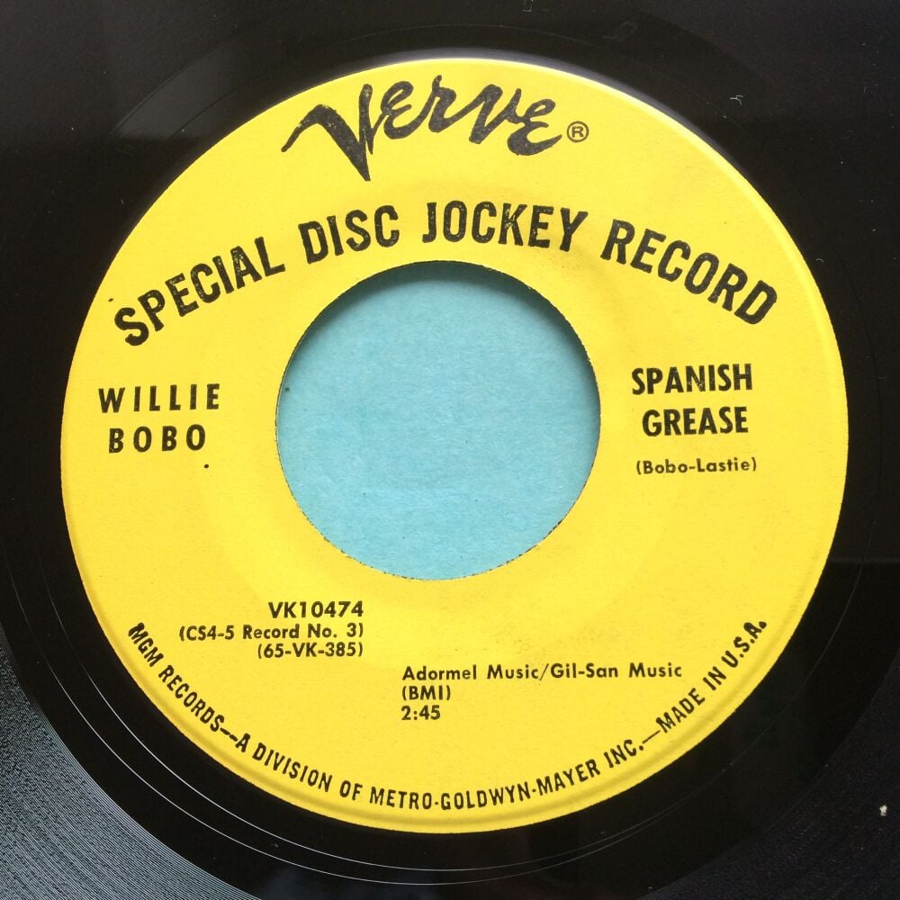 Willie Bobo - Spanish Grease - Verve promo - Ex-