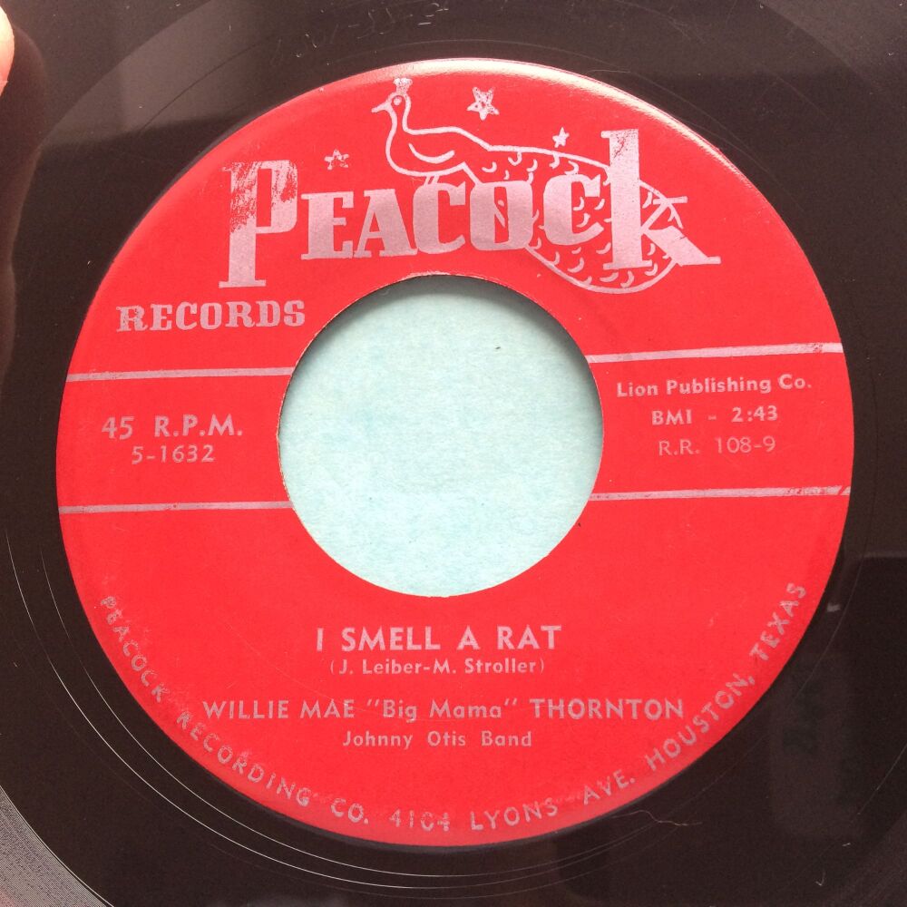 Willie Mae "Big Mama" Thornton - I smell a rat - Peacock - VG+
