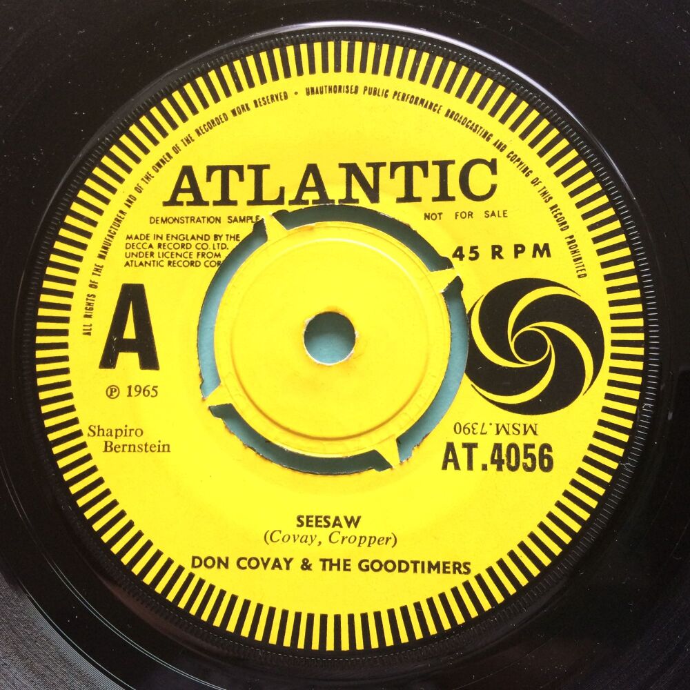 Don Covay - SeeSaw - UK Atlantic demo - VG+