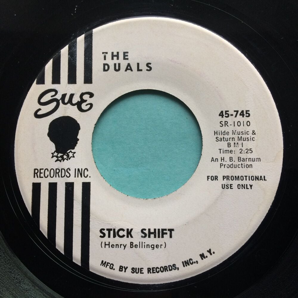 Duals - Stick Shift b/w Cruising - Sue promo - VG+