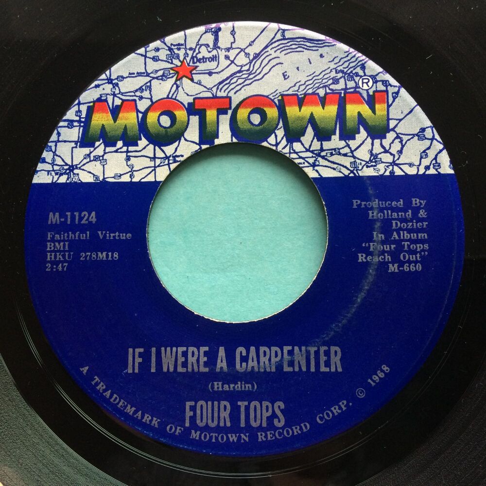 Four Tops - If I were a carpenter b/w Wonderful baby - Motown - Ex-