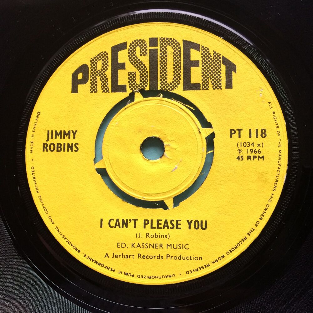 Jimmy Robins - I can't please you - UK President - Ex