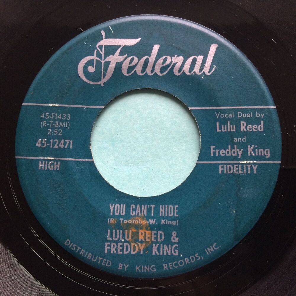 Lulu Reed and Freddy King - You can't hide - Federal - VG+