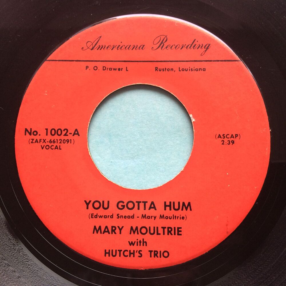 Mary Moultrie - You gotta hum - Americana Recording - VG+