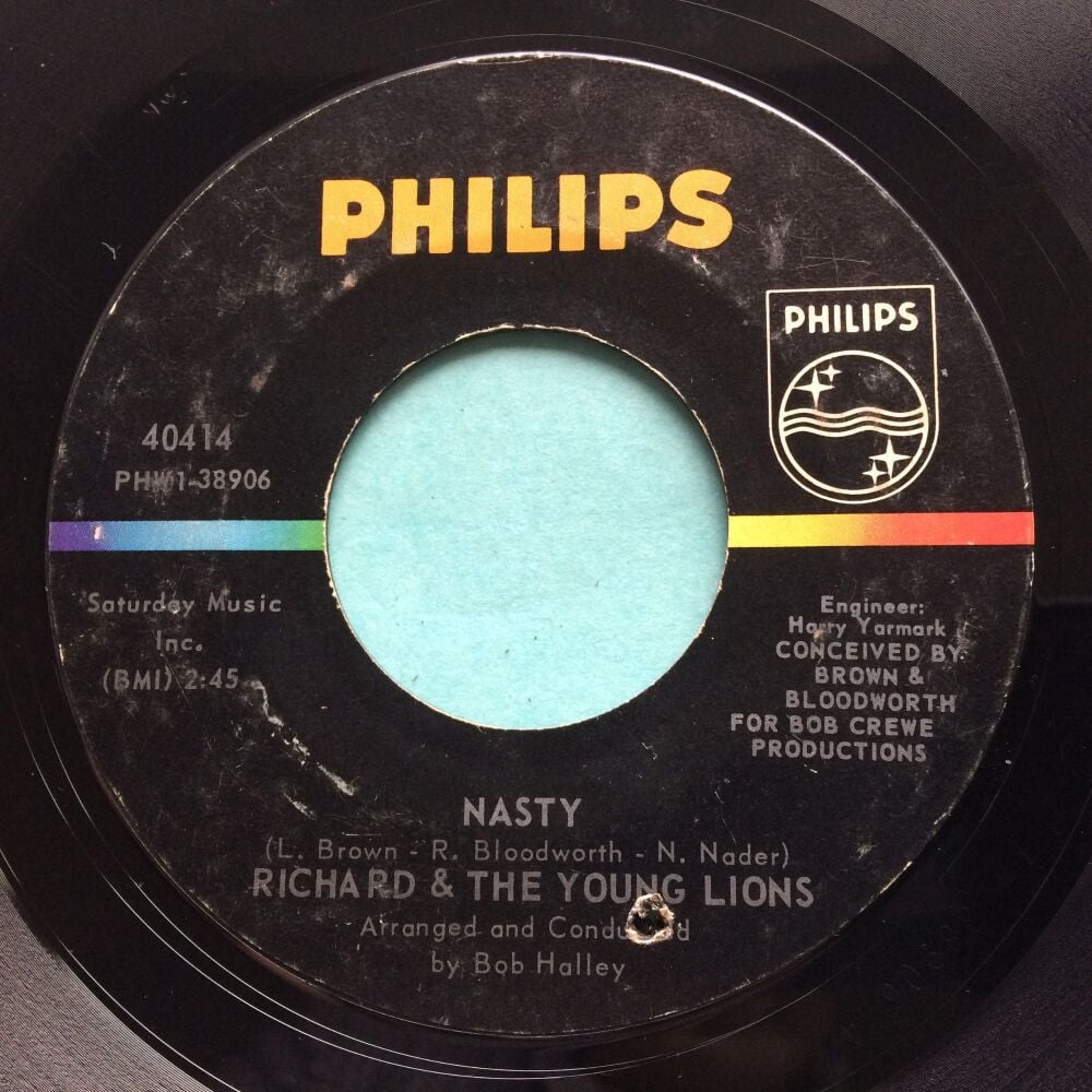 Richard & The Young Lions - Nasty - Philips - VG+