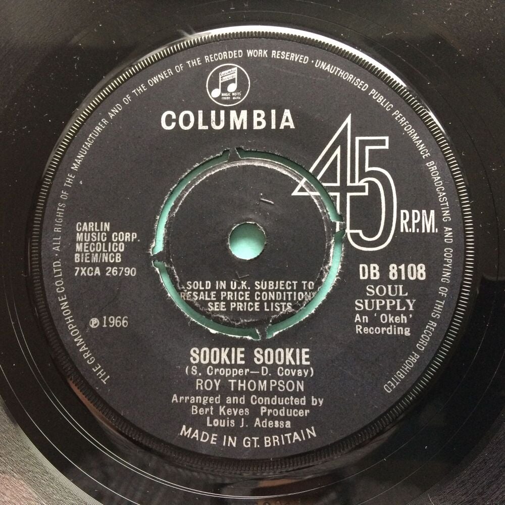 Roy Thompson - Sookie Sookie - UK Columbia - Ex-