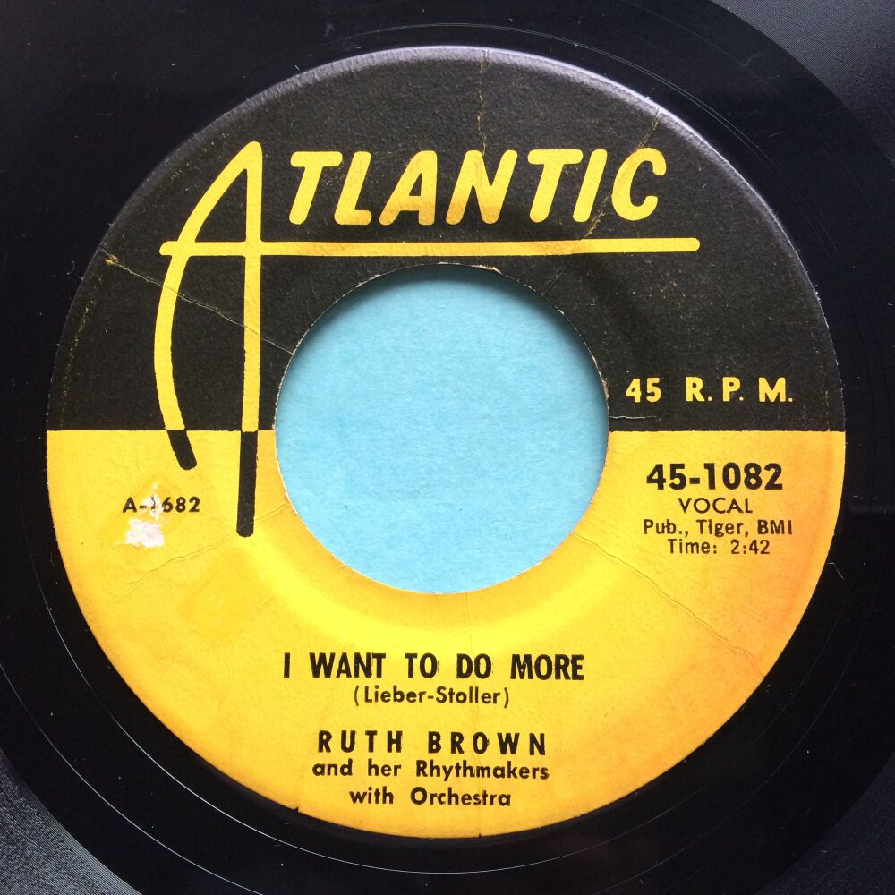 Ruth Brown - I want to do more - Atlantic - VG+