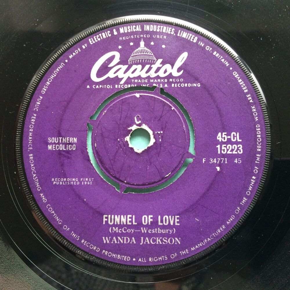 Wanda Jackson - Funnel of love - UK Capitol - VG+
