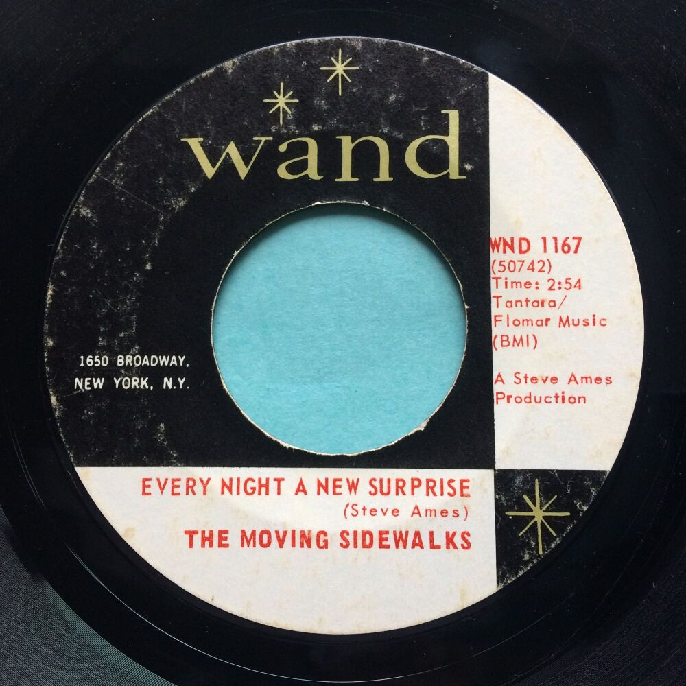 The Moving Sidewalks - Every night a new surprise b/w Need me - Wand - Ex-