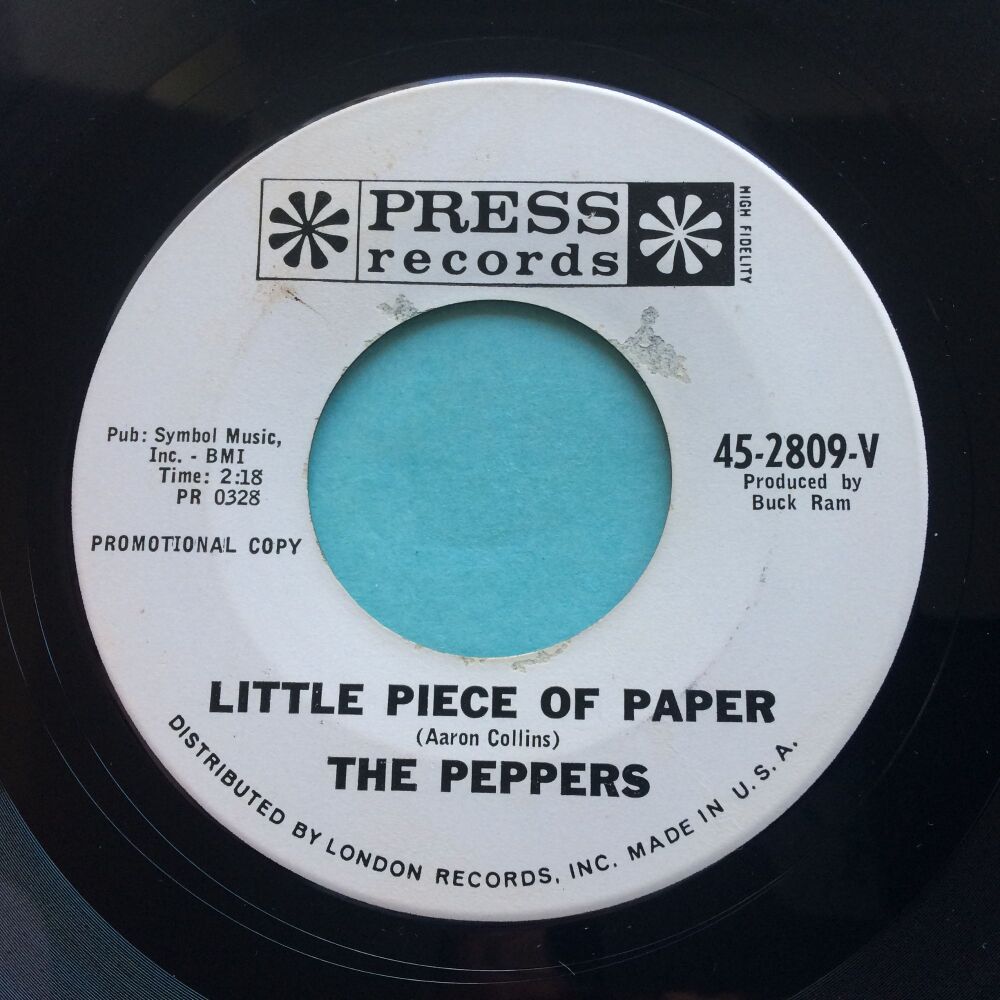 Peppers - Little piece of paper - Press - Promo - Ex-