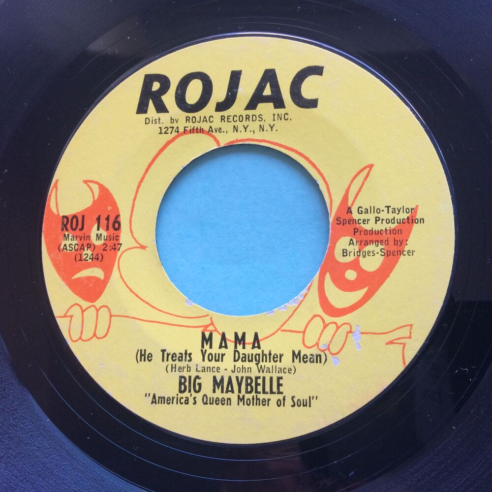 Big Maybelle - Mama (he treats your daughter mean) - Rojac - VG+