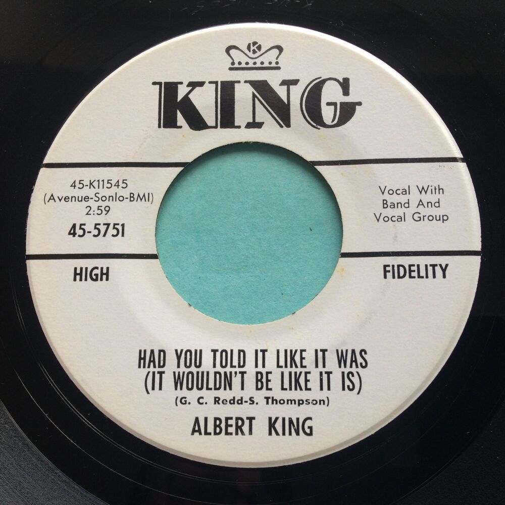 Albert King - Had you told it like it was - King promo - Ex