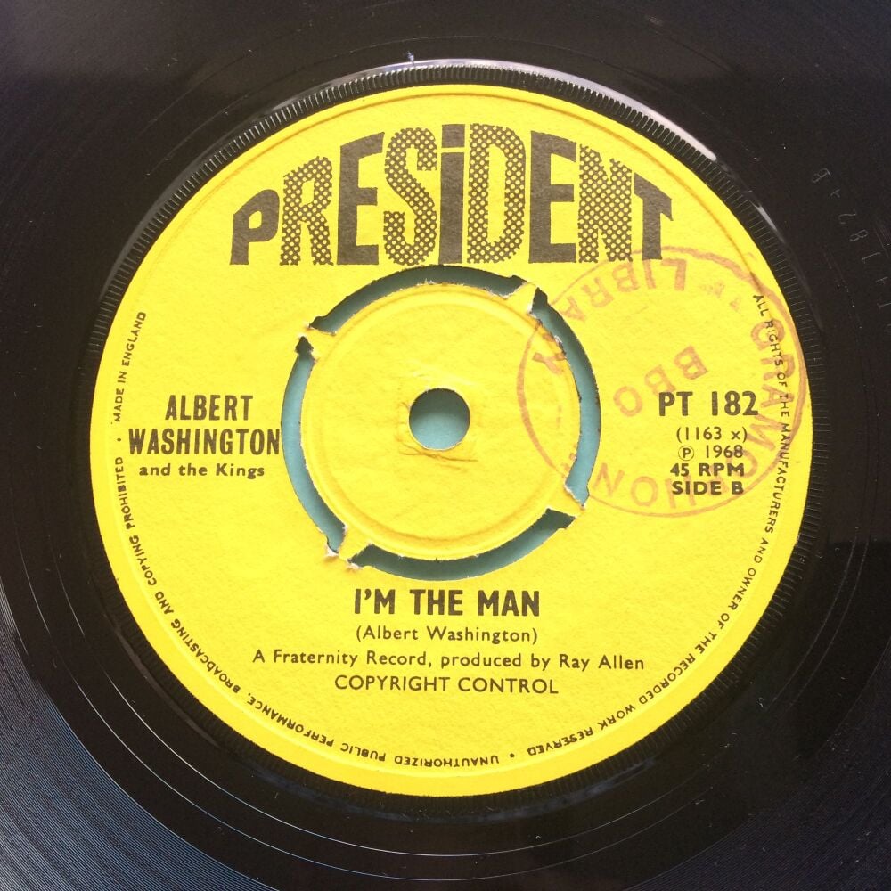 Albert Washington - I'm the the man - U.K. President - Ex