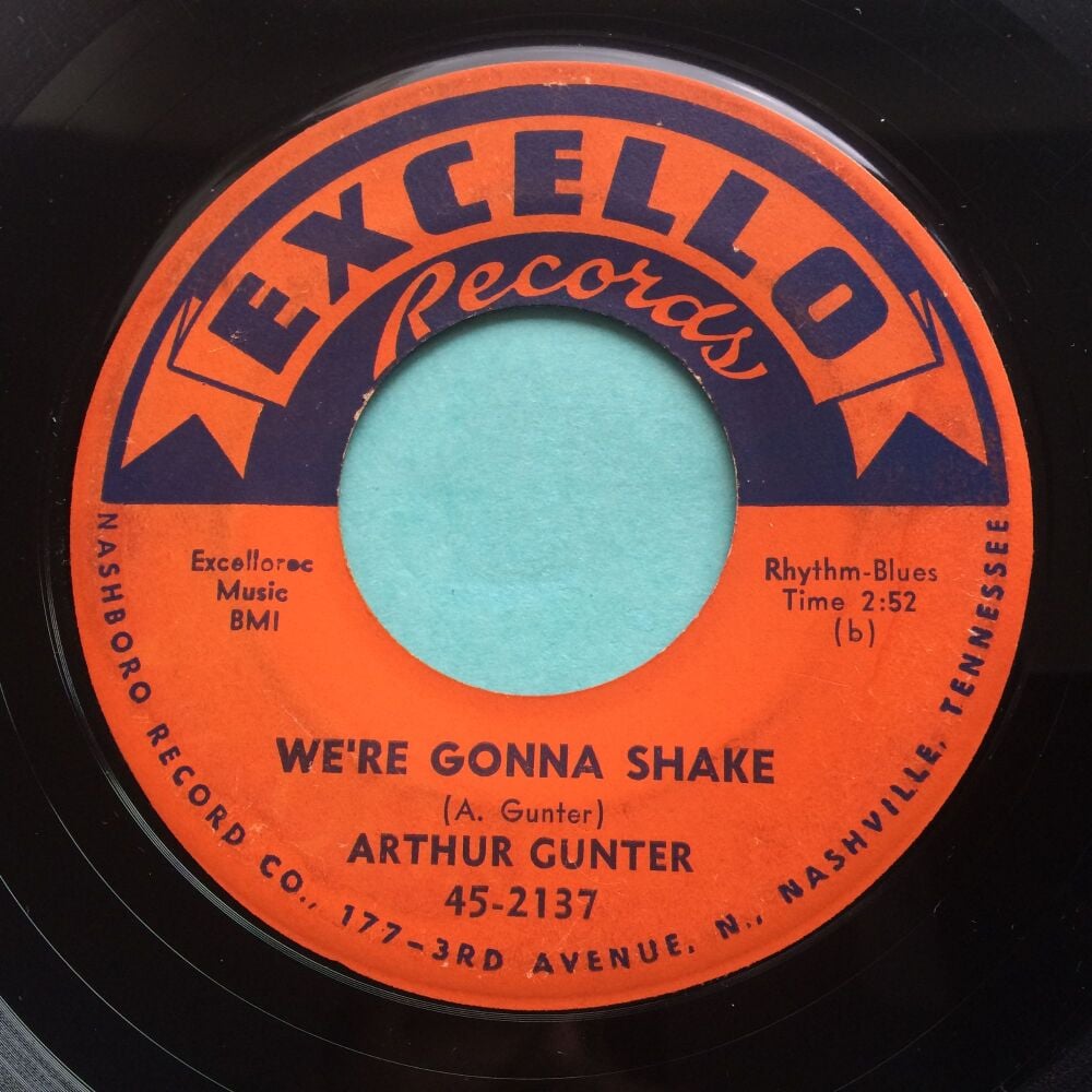 Arthur Gunter - We're gonna shake - Excello - VG+