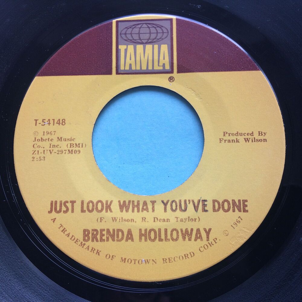 Brenda Holloway - Just look what you've done b/w Starting the hurt all over again - Tamla - VG+