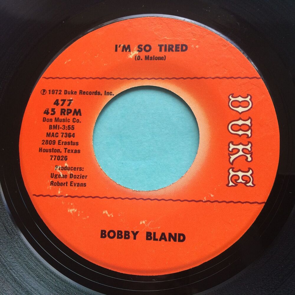 Bobby Bland - I'm so tired - Duke - Ex-