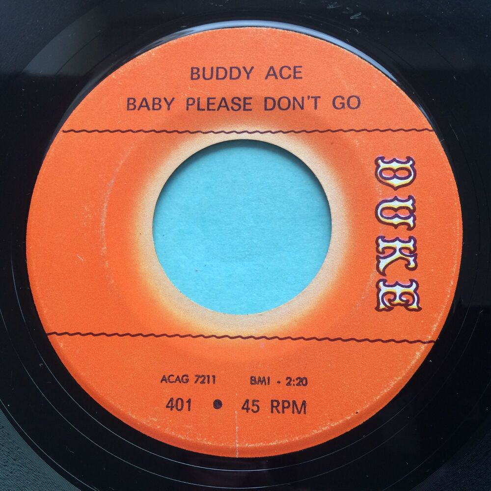 Buddy Ace - Baby please don't go - Duke - Ex