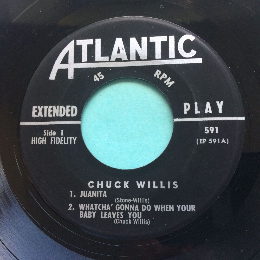 Chuck Willis - Whatcha' gonna do when you baby leaves you b/w Kansas City Woman - Atlantic EP - VG+