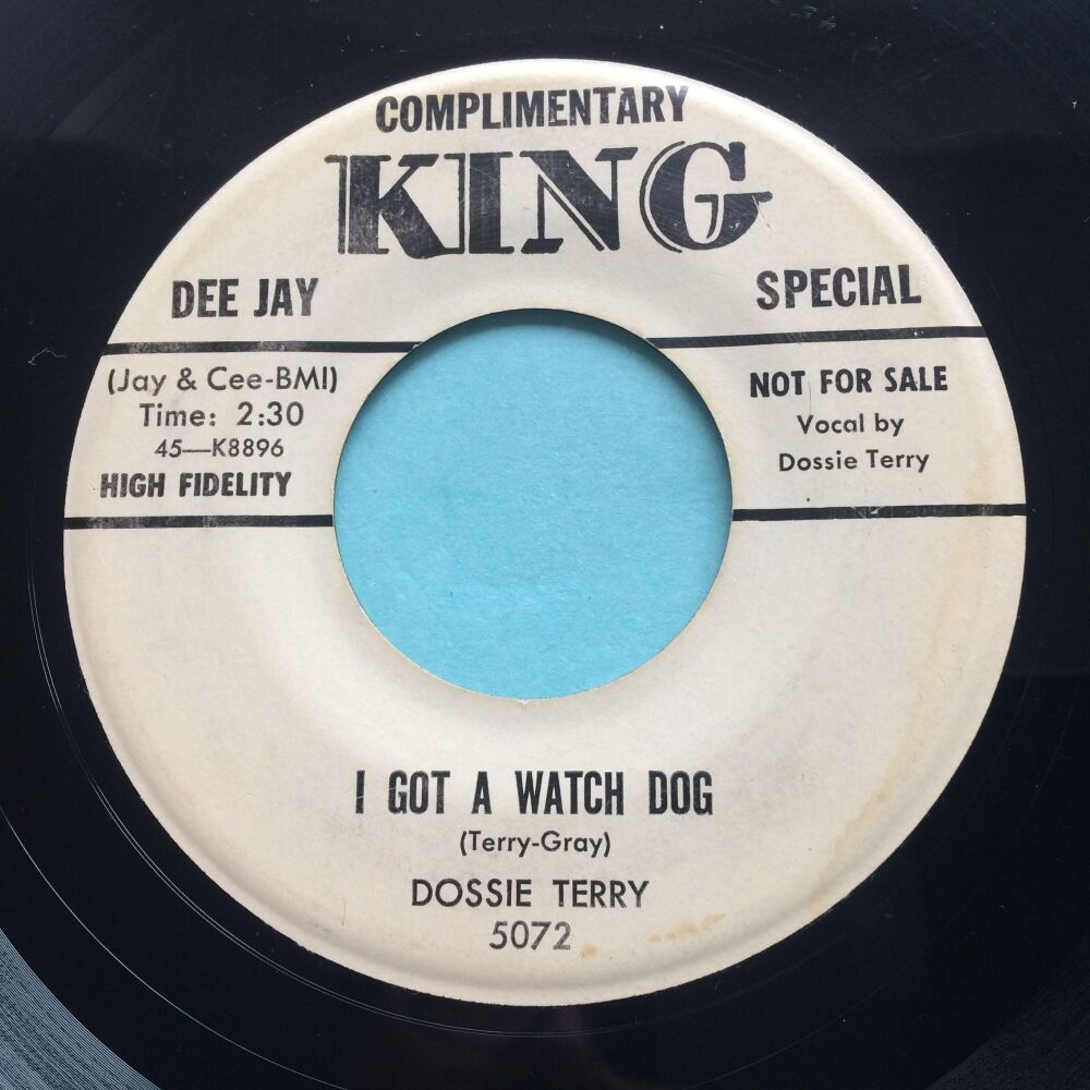 Dossie Terry - I got a watch dog b/w Thunderbird - King promo - VG+