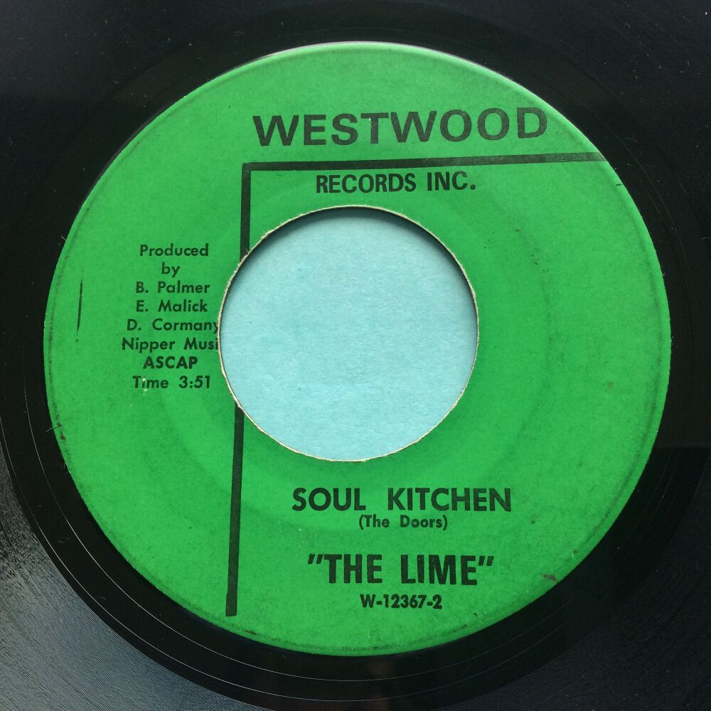 Lime - Soul Kitchen b/w love a go-go - Westwood - VG plays VG+
