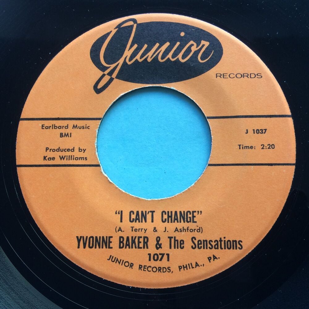 Yvonne Baker - I can't change - Junior - Ex